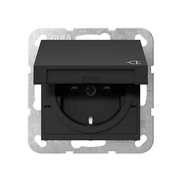 Gira Steckdose KD Schwarz m 4414005